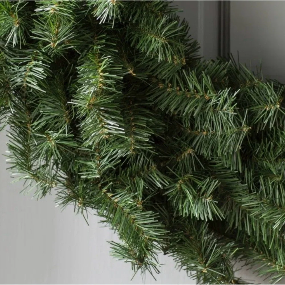 Artificial Canadian Pine Wreath Unlit Set of 2, 20”